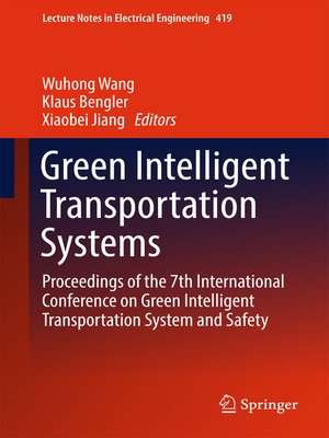 cover image of Green Intelligent Transportation Systems